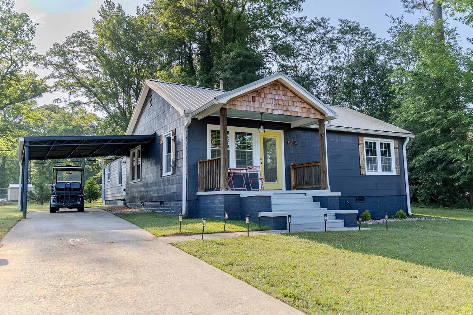 Blue Bungalow W/ Free Golf Cart 1/2 Mi From Square Covington Exteriör bild